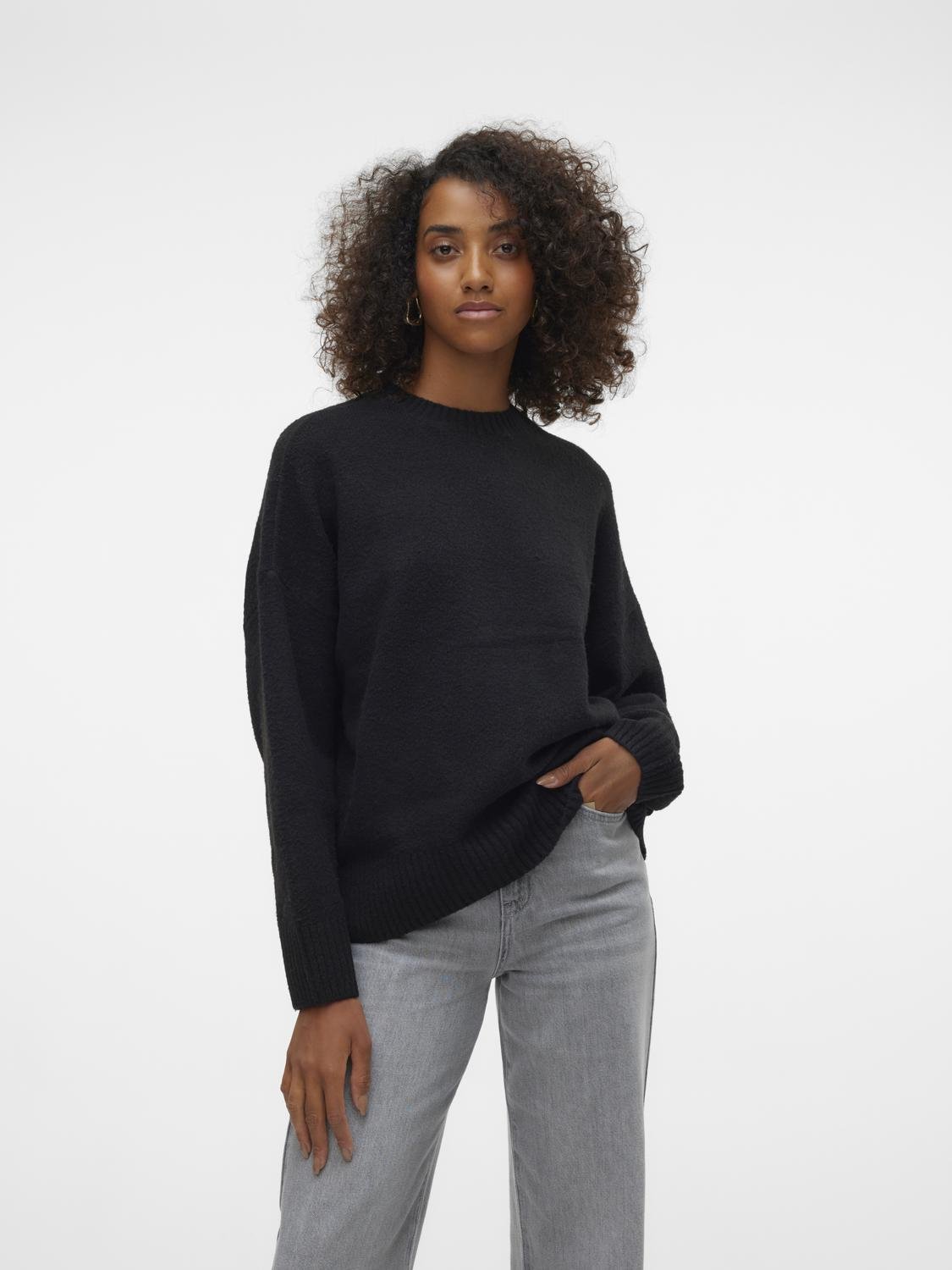 VMBOOM Pullover - Black - VERO MODA & VILA Bergvik